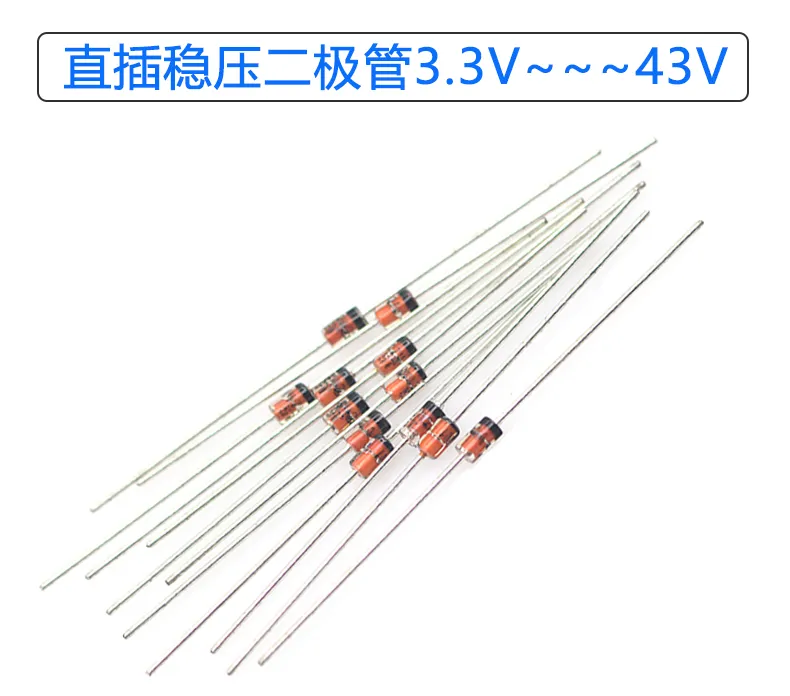 1n4004 Diode 50-Pack 1W Zener Diodes (DO-41 Case) For