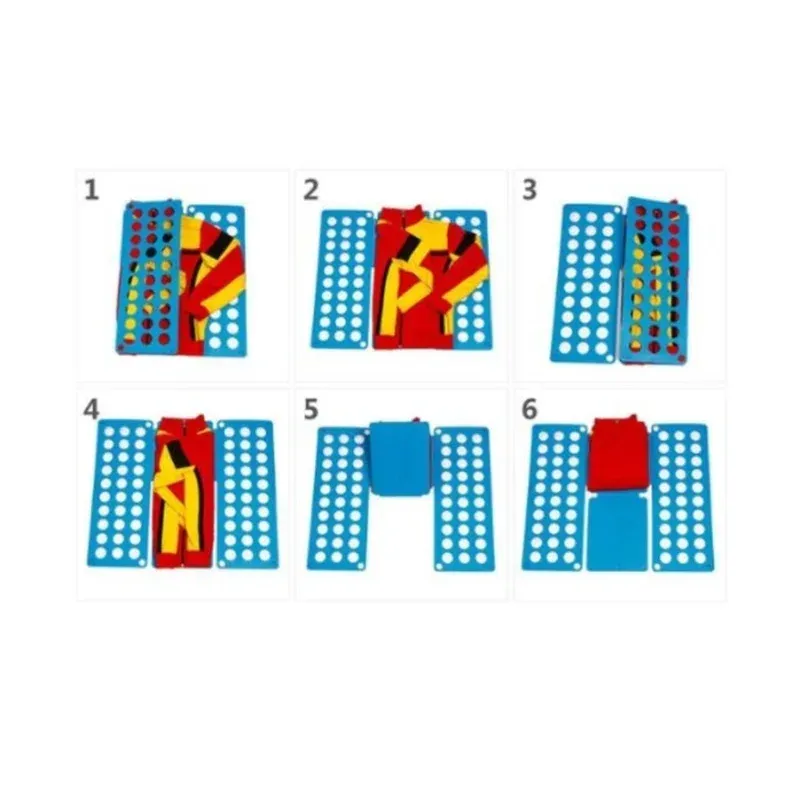 Klädfällbara brädor Vuxna barnklädermappen Bender Plast Practical Detacha All Size Snabb Fold Klädet T Shirtschild Clothing Folder för snabb vikning