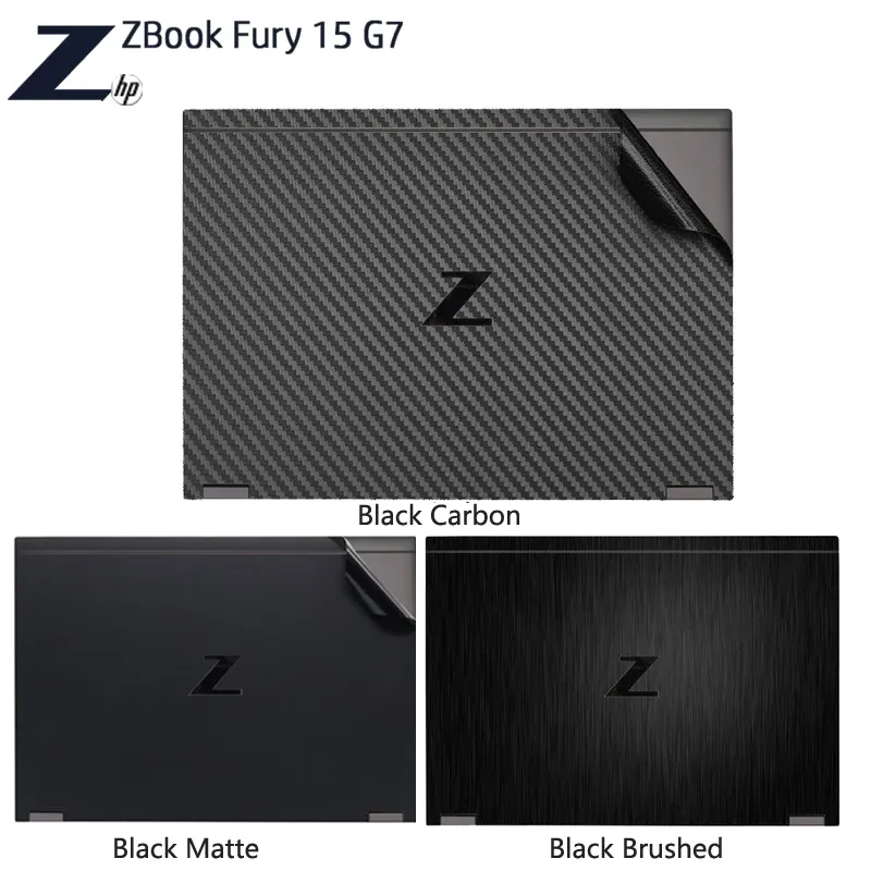 Cas KH Special Carbon Fiber Vinyl ordinateur portable autocollant Sticker Decals Protector Guard Cover pour HP ZBOOK FURY 15 G7 15 "