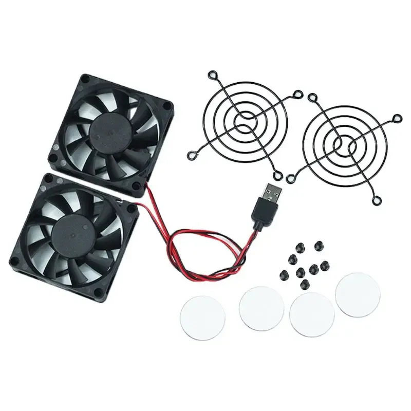 Pads 1SET COLING Вентилятор USB Power Fuls Fan Cooler для ASUS RTAC68U/AC86U/AC87U/R8000/AC5300