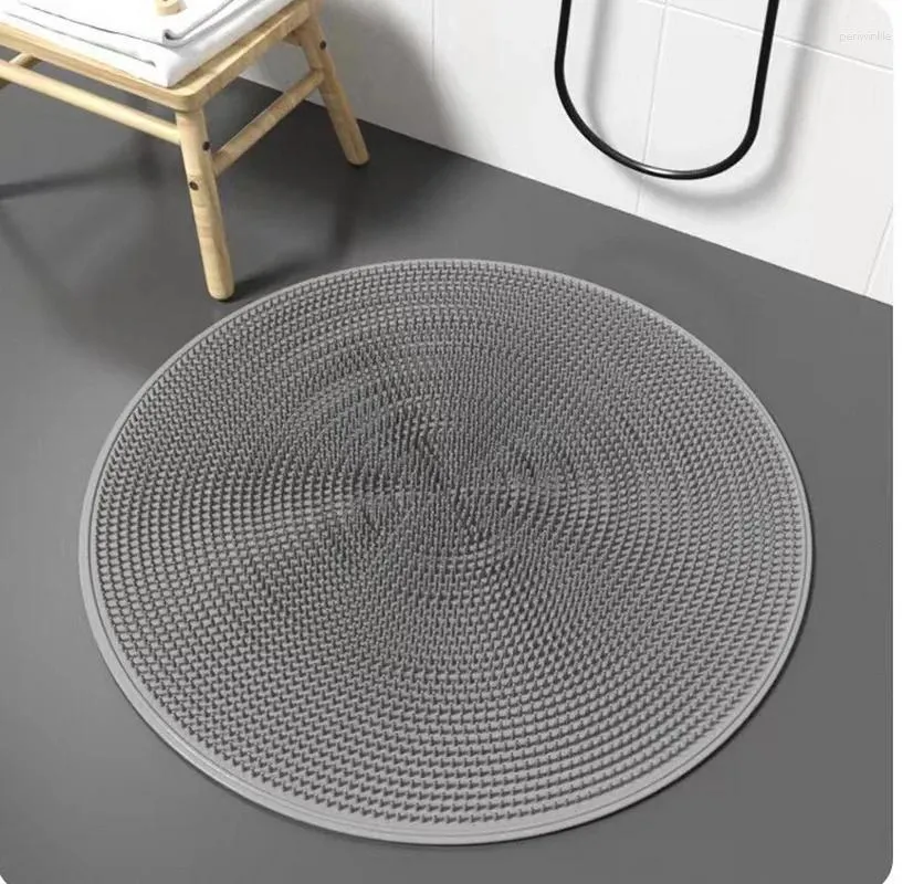 Tappetini da bagno rotondo da 50 cm massaggio massaggio doccia vano da bagno tappeto da bagno portatore di ingresso moquette decorazione cucina accessoria