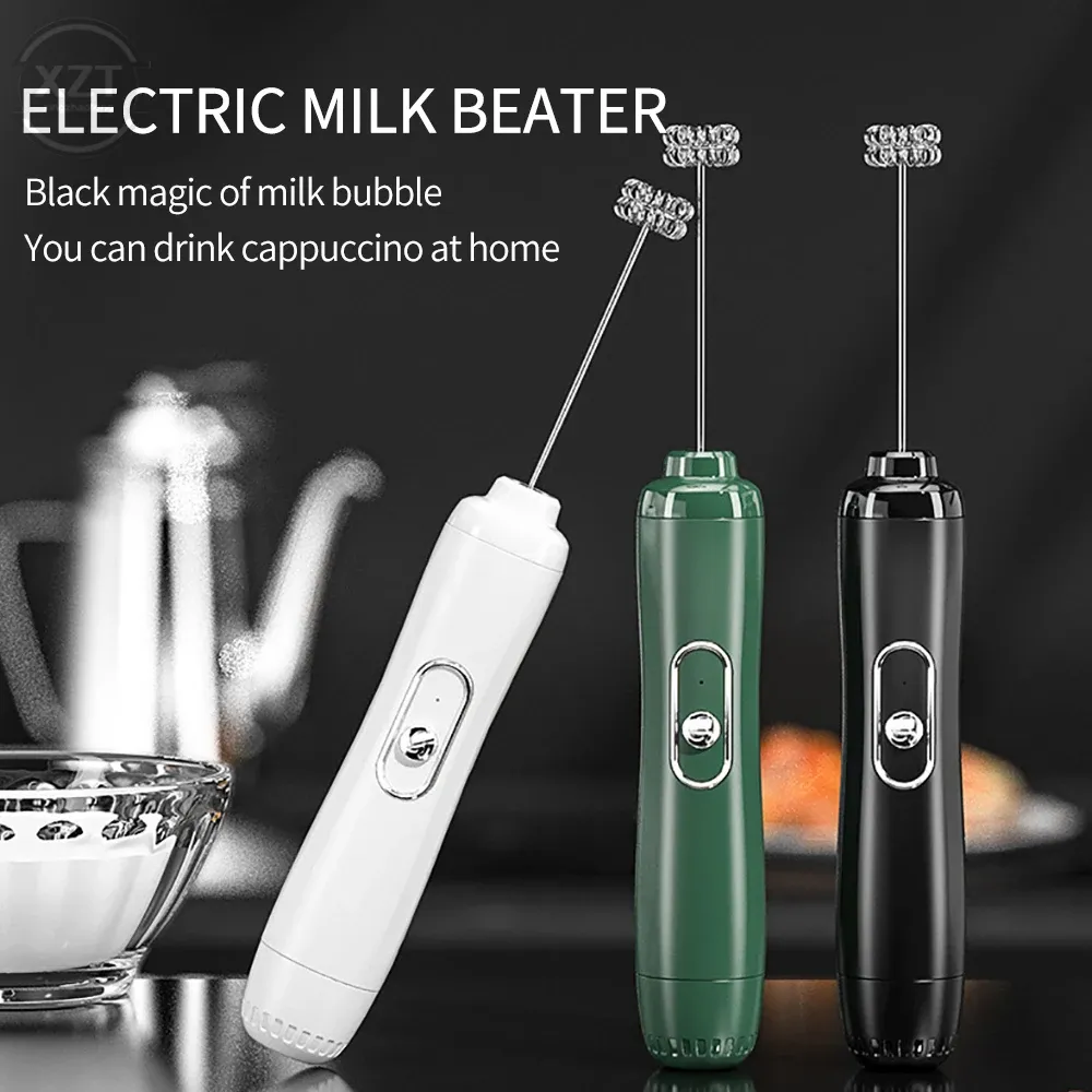 Elektrische Eggbeater Melk Koffie Whisky Mixer Handheld Brake Eggbeather Bakken Kleine melk Keuken Bakassistent