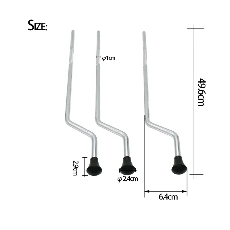 Wysokiej jakości Podłoga nogi nogi nogi 10 mm zestaw bębnowy akcesorium żelaza plated2. dla żelaznych stóp nóg bębna