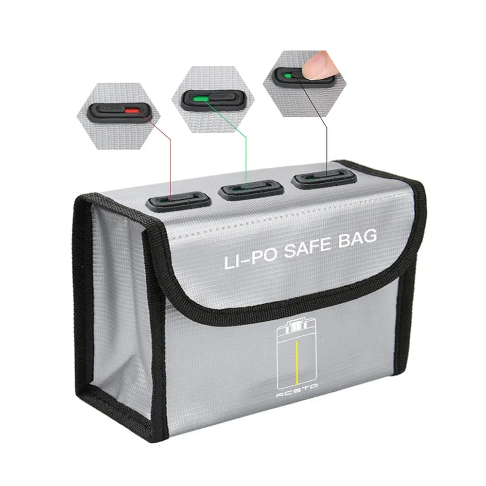 Atualização de drones Mavic Mini 2 Bateria bezpieczna torba odporny na eksplozje ognioodporna bateia lipo worek do przechowywania etui do dji m