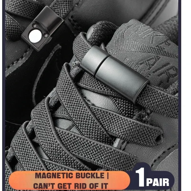 Curated visual reference: Visual Reference: No Tie Shoelace Magnetic Lock Shoelaces Without Ties Flat Elastic