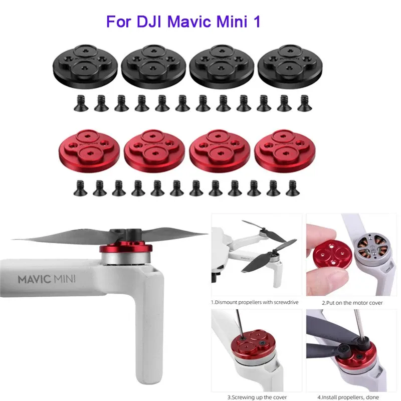 Dronlar Alüminyum Motor Kapak Kapağı DJI Mavic Mini 1 Aksesuarlar Küreklere Karşı Koruma Artan Koruma Motor Koruyucusu