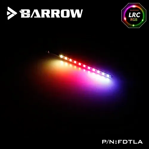 Cooling BARROW Aurora 5V GND RGB Light 3Pin to Motherboard AURA Support 150mm / 200mm / 260mm TVirus Cylindrical Water Coolant Tank