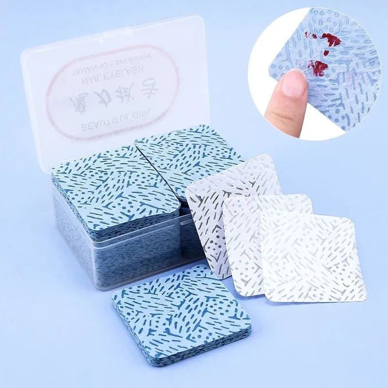 Pluisvrije nagellakremover katoenen doekjes UV gel tips remover reinigingsmiddel papieren pad nagels Poolse kunst schoonmaken manicure manicure gereedschap voor gel Poolse removerkussentjes