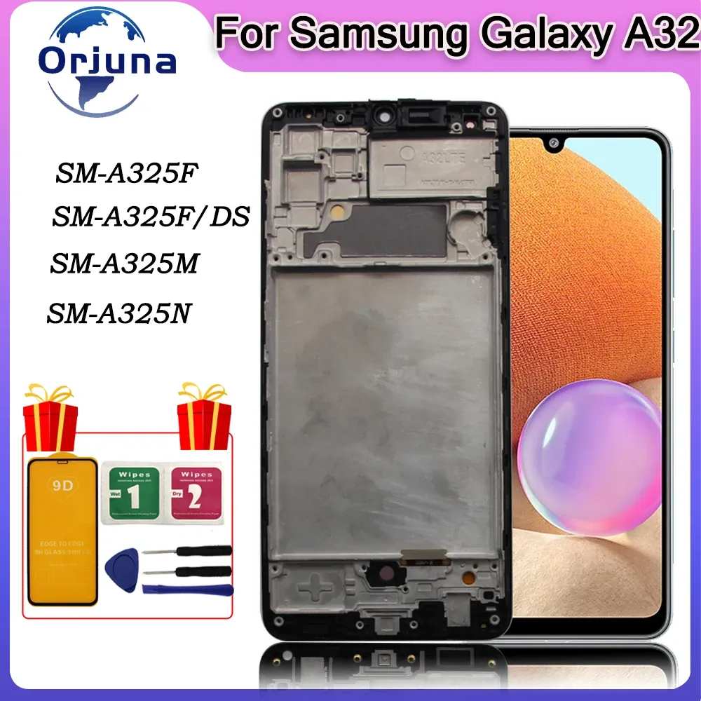 Samsung Galaxy A32 4G A325 LCD Display 100% Tested AMOLED, Compatible With  A25F, SM A325M, And SM ABA325F/DS LCD Samsung Touch Display Digitizer  Replacement From Ddmyperfect, $28.09 | DHgate.Com