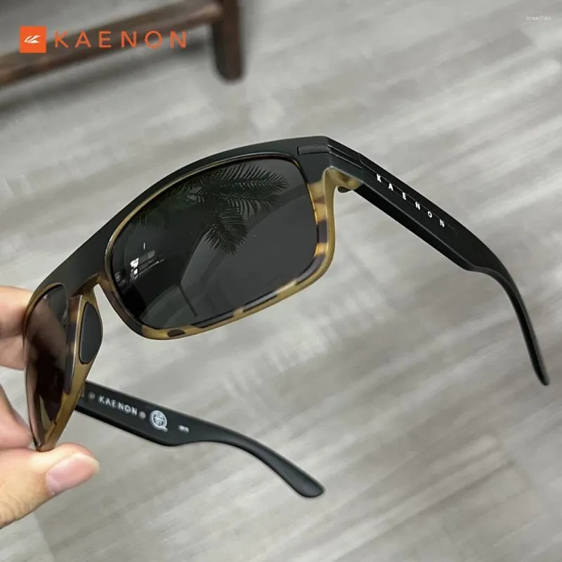 Sonnenbrille Marke Mode Männer polarisierte originale quadratische Brillenfischerei Sports Sonnenbrillen Beach Golf TR90 Gafas