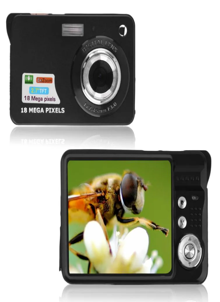 Zwart 95 6 25cm TF -kaart JPEG AVI CMOS Senor 27039039 TFT LCD HD 720P 18MP Digitale camcordercamera 8x 4204277