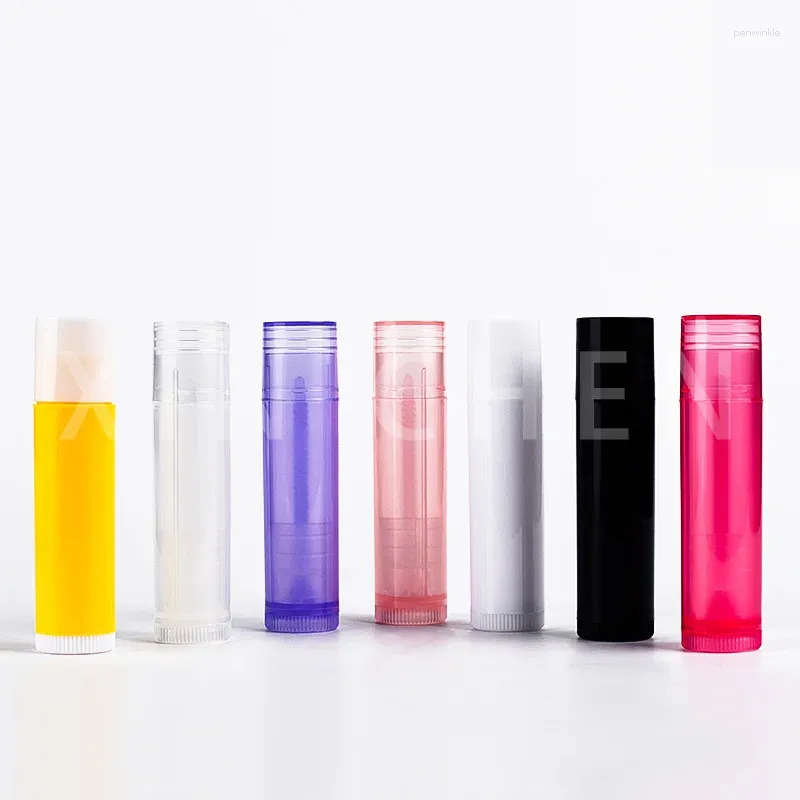 Botellas de almacenamiento 20 PCS 5 ml Tubos de lápiz labial transparente Botella cosmética Cosmética Tubo de loción DIY Lipbos