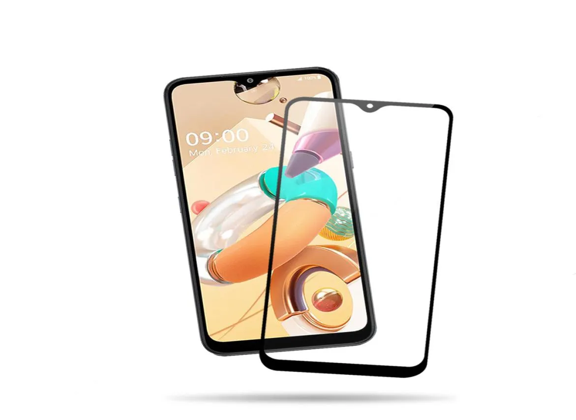 Bildschirmschutz für LG ARISTO5 K31 Samsung Galaxy A21 A11 Full Edge Kleber Temperiertes Glas mit Papierpaketen8386949