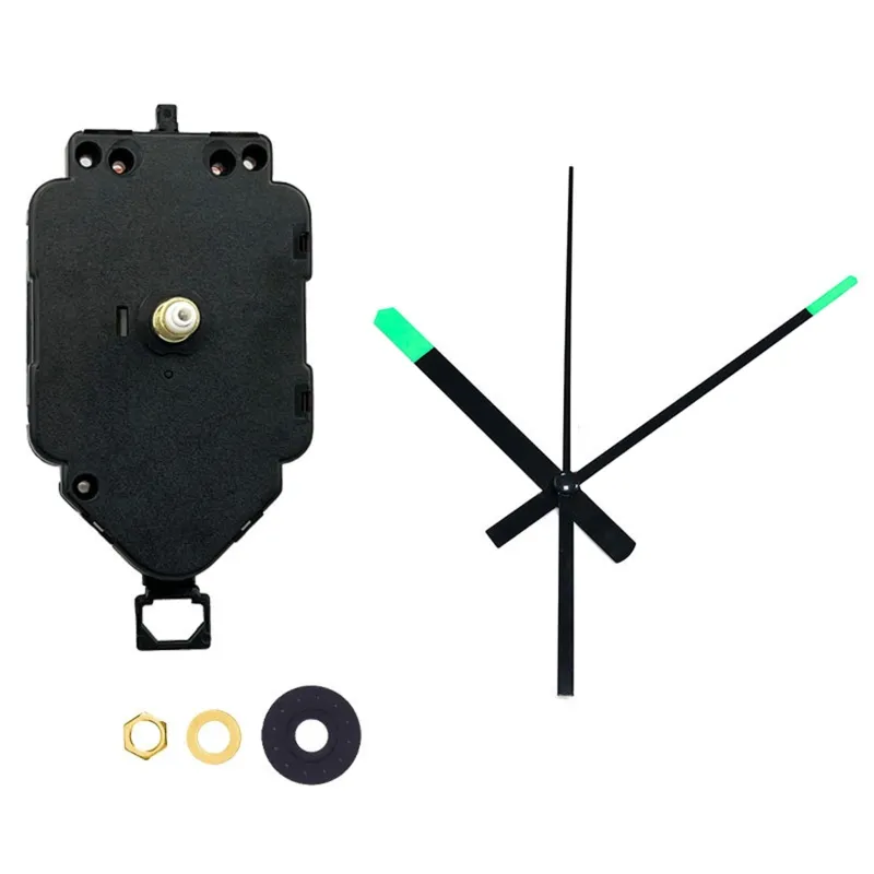 Mécanisme D'horloge Silencieux - Mouvement à Quartz Remplacement, Aiguilles Incluses, Pile AA - Pour Horloge Murale DIY