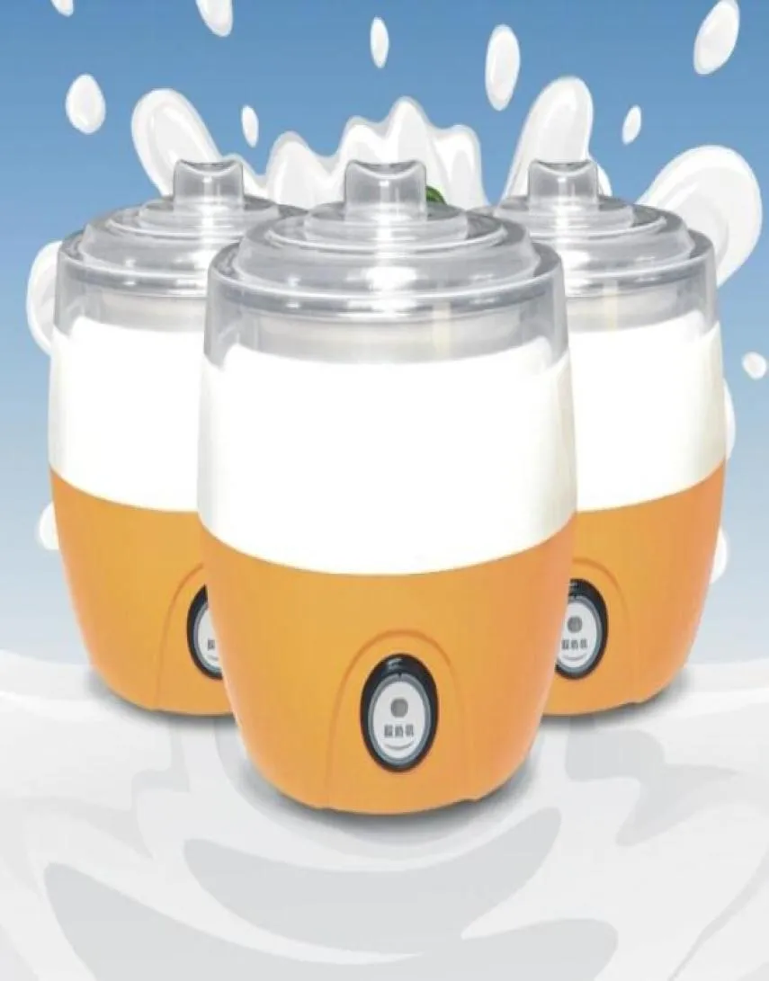 Elektrisk multifunktion yoghurt maskin rostfritt stål foder mini automatisk yoghurt maker 1l kapacitet kök apparater frukost9954796