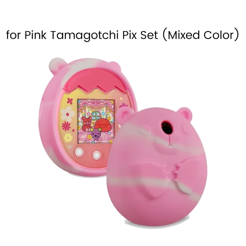 Weiches Silikongehäuse für Tamagotchi Pix Virtual Electronic Pet Machine Protective Deckungsschale wasserdichtes Gehäuse