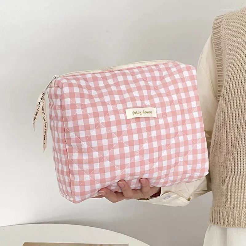 Bolsas de cosméticos Casos de grande capacidade feminino Saco de armazenamento casual, com zíper, fêmeas, fêmeas, bolsas de embreagem de viagem