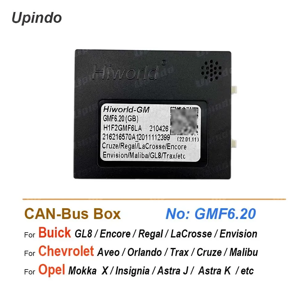 Car Android Radio CAN Bus Decoder Adapter for Buick Regal Lacrosse