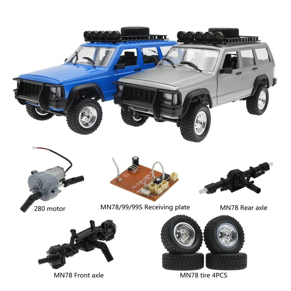 MN78 RC Car Full Scale 1:12 Cherokee Four Wheel Drive