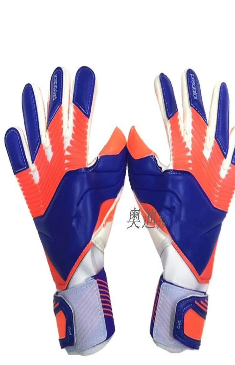 FashionGloves for Men Ace Trans Pro utan finger Save 4mm Latex Soccer Gloves målvakt Gloe Training Football Gloves7035597