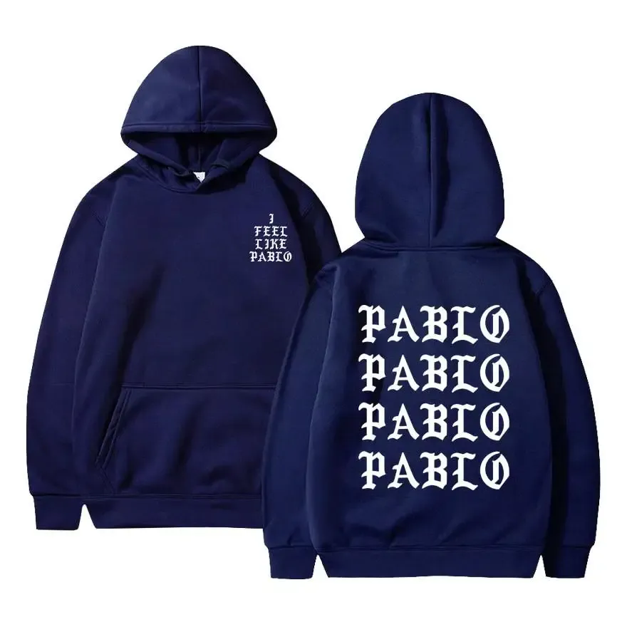 I Feel Like Paul Pablo Kanye West sweat homme hoodies men Sweatshirt Hoodies Hip Hop Streetwear Hoody pablo hoodie Sporty Top