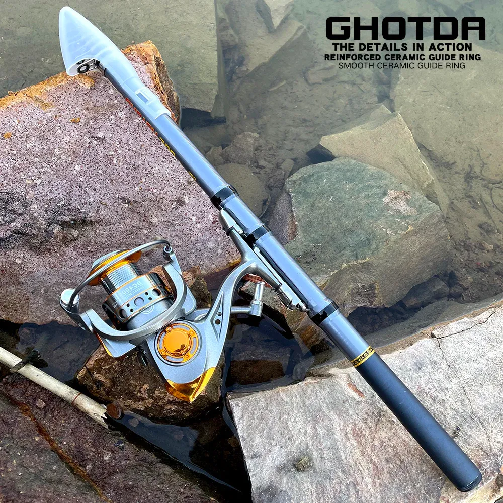 Fishing Rod Complete Set Complete Fishing Kit: Telescopic Fishing Rod And Reel... From Ypqysmhw ...
