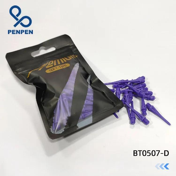 Penpen100PCS強力なヒント電子ダーツプレミアムプラスチックプロフェッショナルダーツ耐久性のあるソフトチップポイント交換ダーツアクセサリー