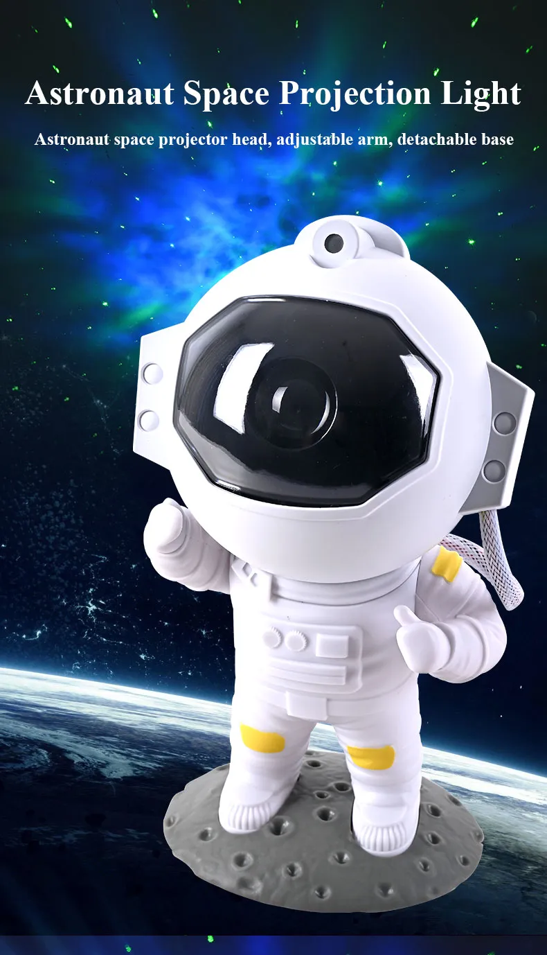 星空宇宙飛行士ギャラクシーLEDナイトライトプロジェクターランプ