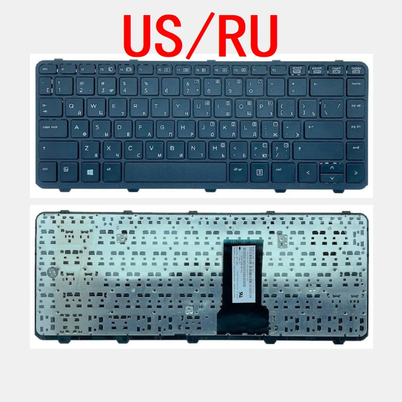 Claviers New US Ru Ru Oploper clavier pour HP Probook 430 G1 Notebook PC Remplacement