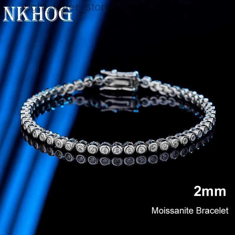 Bracelet de tennis Mosilicon Pure Nkhog 925 Silver Pure