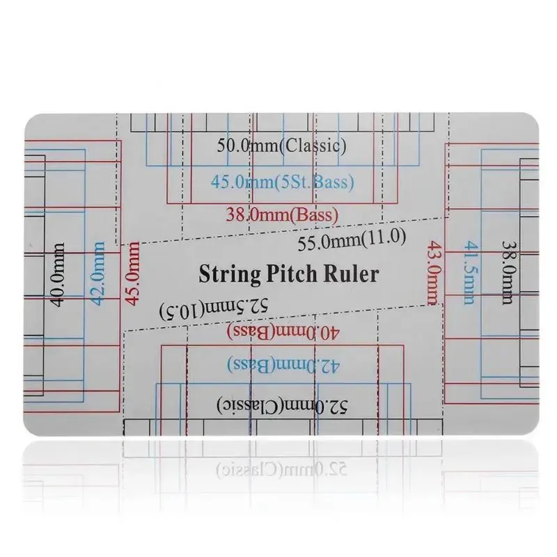 String Instrument Luthier Measurements Chart.pdf DHgate.com:Guitar String Action Gauge String Pitch Ruler Measuring Tool ...