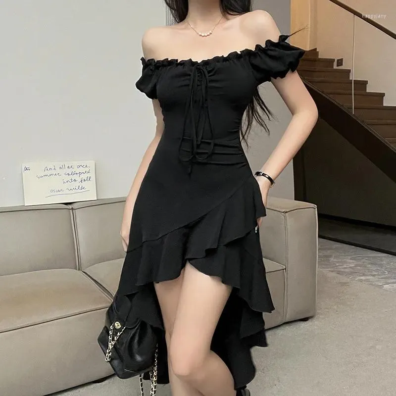 black bodycon peplum dress Mother Of All Blair Peplum Dress main image 1
