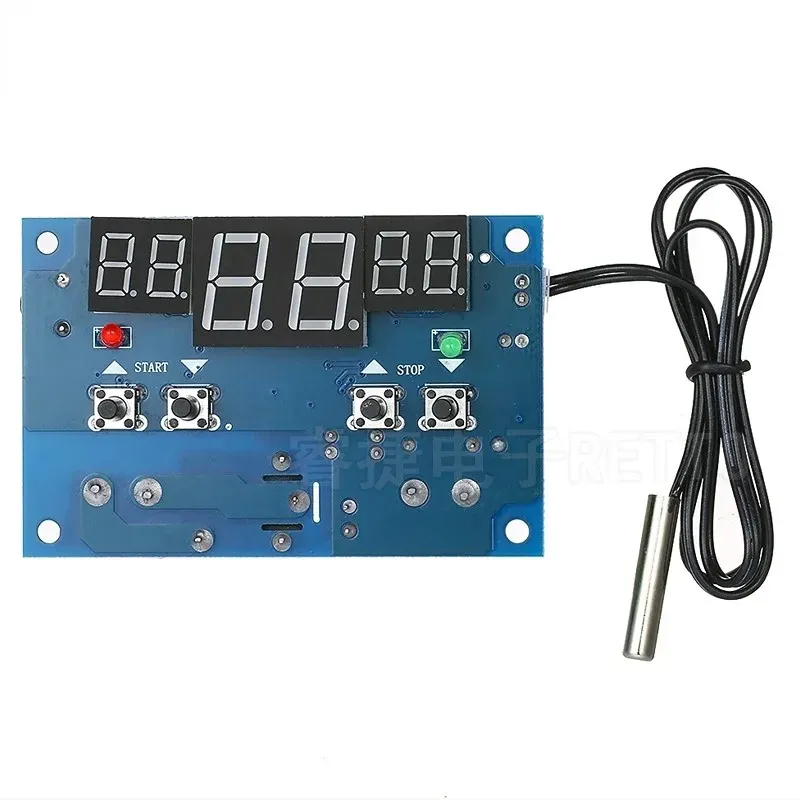 DC12V -Thermostat intelligenter digitaler Thermostat -Temperaturcontroller mit NTC -Sensor W1401 LED -Anzeige
