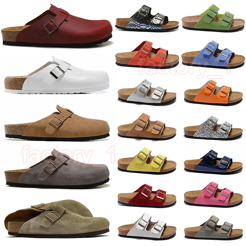 2024 Designer Sandales Planchers Birkin Stocks Burkin Sandale Slides Men Femmes Slippers préférées Bostons Arizonas Summer Chaussures Boucle de plage Sandale