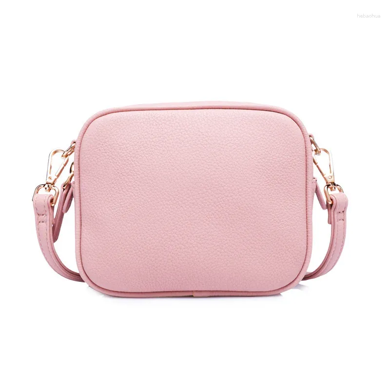 Sac mini sac de messager simple libellé grain pure rabat à épaule féminine bon cuir pu petit carré femelle