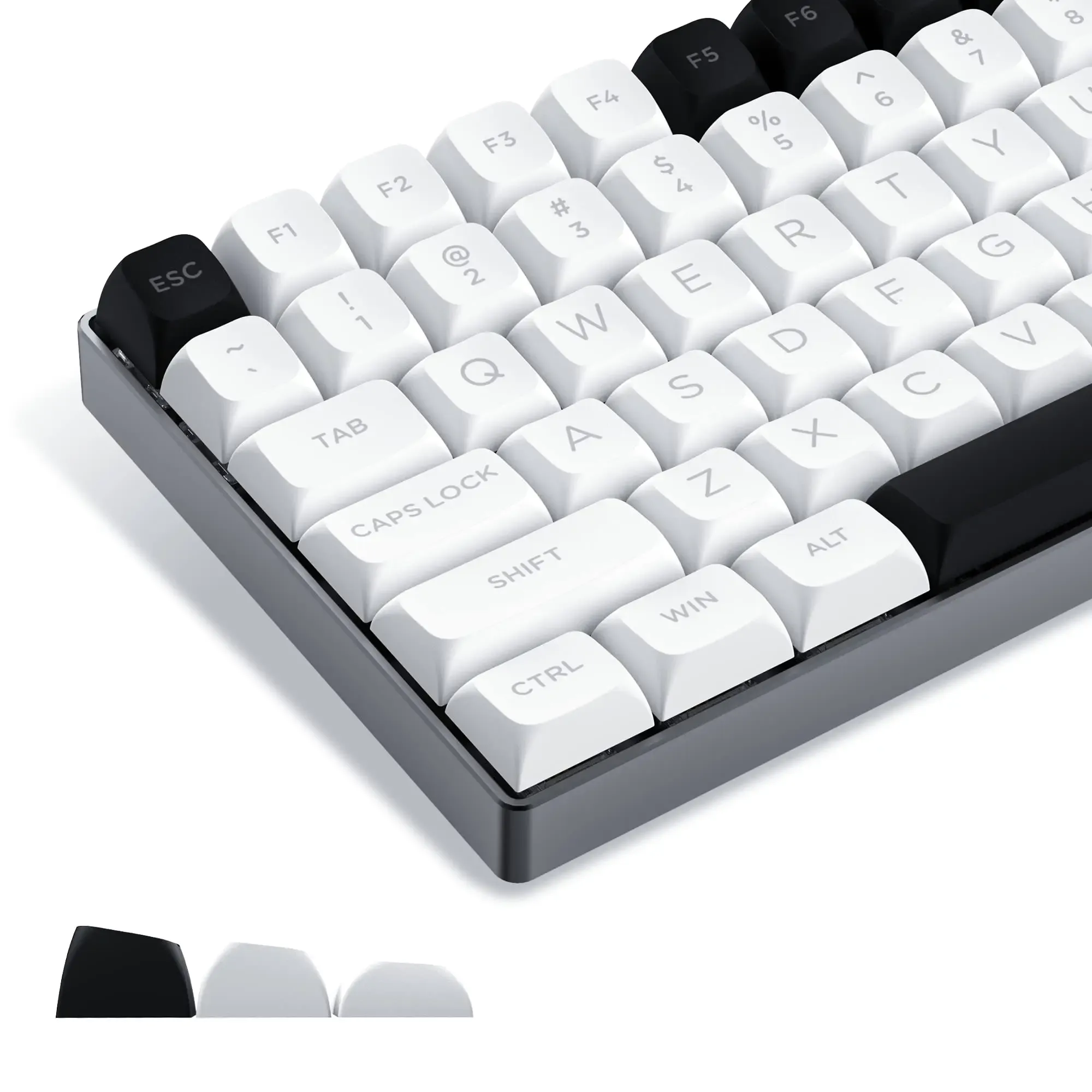 Accessories Double Shot XVX Profile PBT Keycaps BOW 187 Keys Custom Keycaps for SK61/Duck/GK61 Mechanical Gamer Keyboard with Key Puller