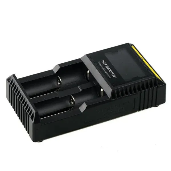 Original NITECORE D2 DIGI LEGER DIGICHARGER LCD DISPUCH Batterie intelligent 2 Dual-Slots Ladung für IMR 18650 26650 20700 21700 Universal Li-Ion Batterie Authentic