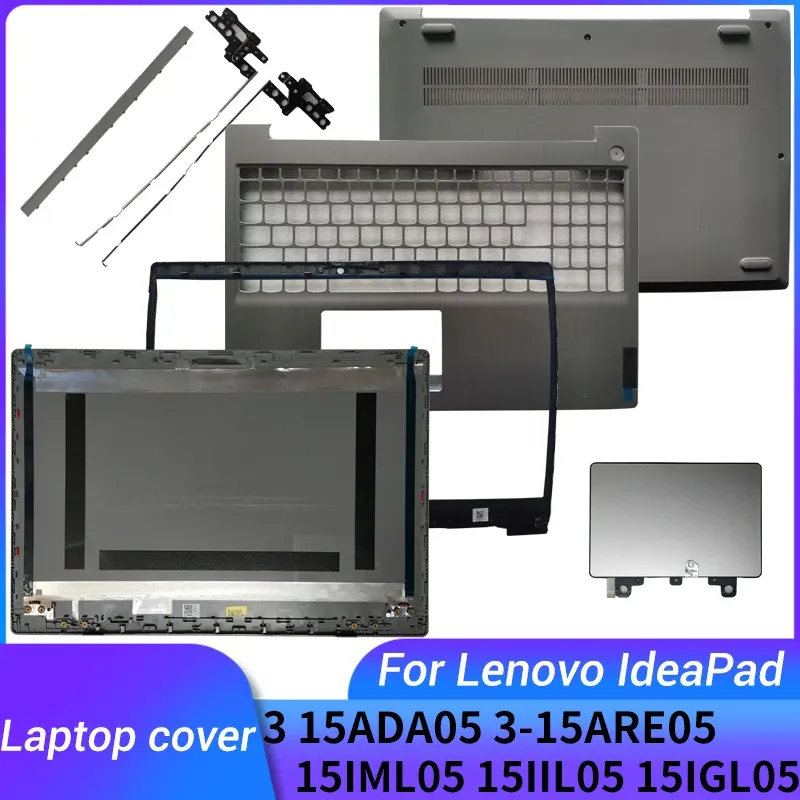 Ramar Nytt för Lenovo IdeaPad 3 15Ada05 315 ARE05 15IML05 15IIL05 15IGL05 LAPTOP LCD Back Cover/Front Bezel/Palmrest Upper/Bottom Case