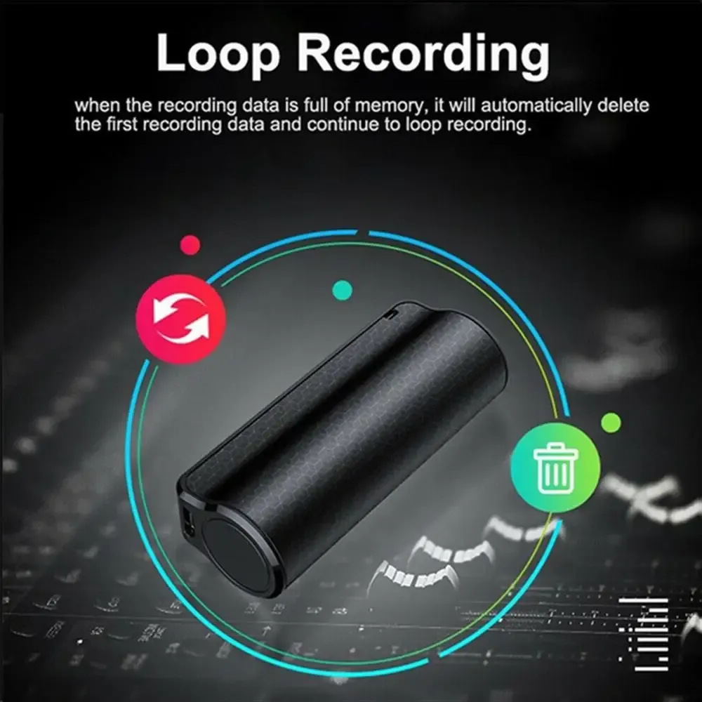 Spieler SruTon MP3 Magnetic Recording Device Voice aktiviert 8/16/32 GB Mini Audio Recorder Voice Activated Digital Recorder