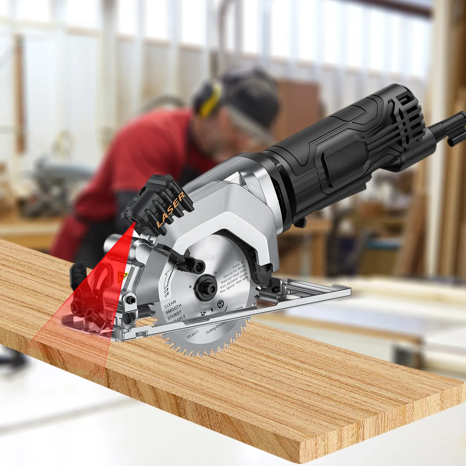 Mini electric circular hand saw hotsell