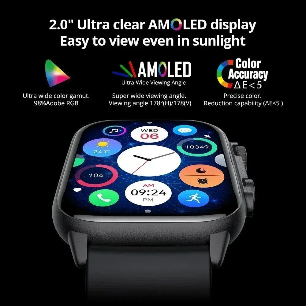 DHgate.com:Upgraded! HK9 Pro Max 2nd Gen AMOLED Smartwatch: Bluetooth ...
