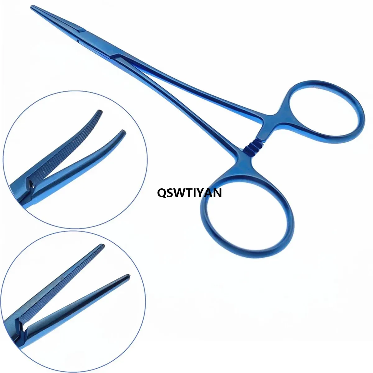 Titane Halsted Hemostatic Mosquito Forcep Straight Curbe Ophtalmic Surgical Micro Forceps