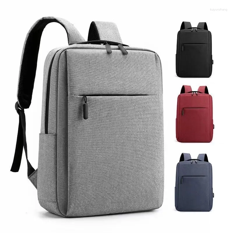 Backpack Business Men's Bag Laptop Pack Simple Commuting Leisure Large-capacity Wholesale