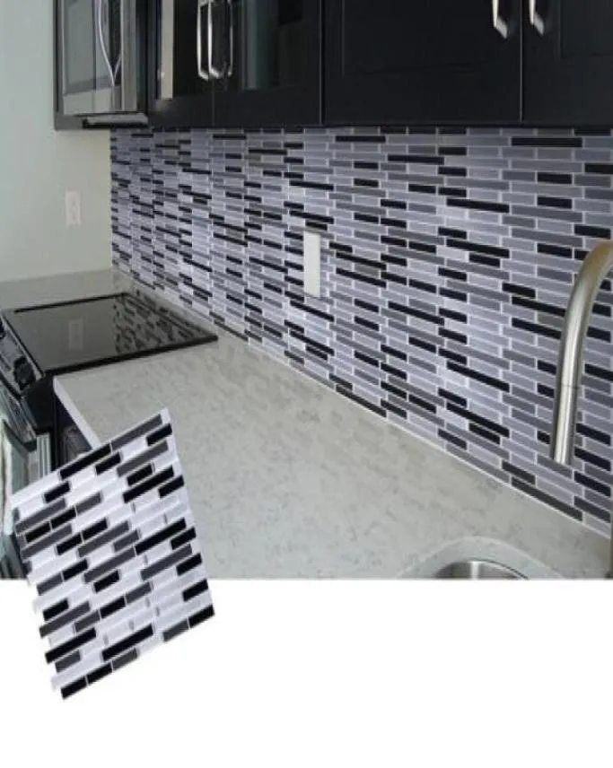 Mosaik självhäftande kakel backsplash vägg klistermärke badrum kök hem dekor diy w41634863