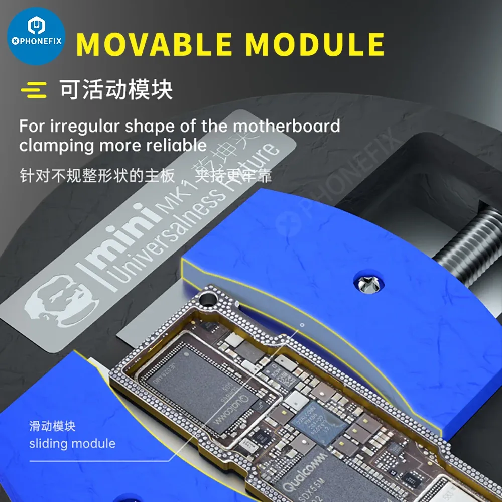 MECHANIC MK1 Mini 360° Rotary Motherboard Fixture Mobile Phone Motherboard IC Chip Holder Clamp For iPhone Samsung PCB Repair