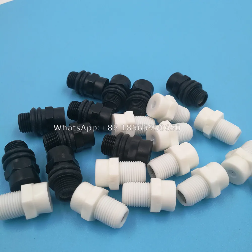 Low Pressure FE 1/8 Male Thread Low Pressure Plastic Mist Nozzle Fogger For Terrarium Anti-drip Device with 6/8mm Connector