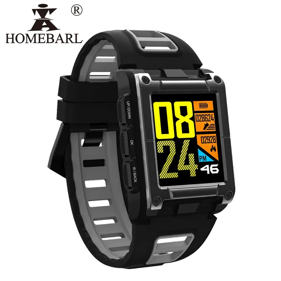 Armbands professionella simning Watch S929 IP68 Vattentät touch GPS Compass utomhus Färgglada smarta armband Band Watch Heart Rate Monitor