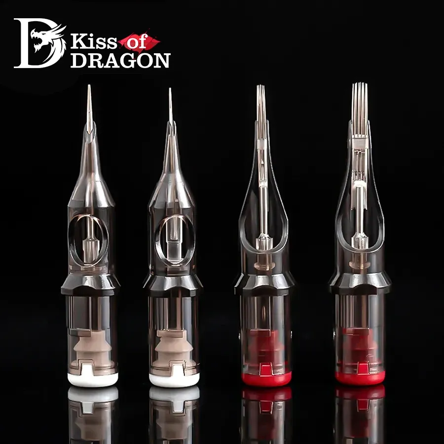 KISS OF DRAGON 20pcs Tattoo Cartridge Needle Round Liner Disposable Sterilized Safety Permanent Makeup 01rl 03rl 05rl 07rl