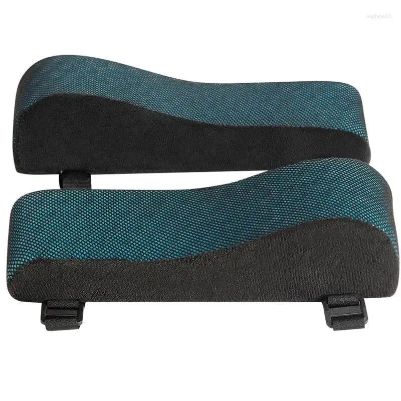 Copertura della sedia braccio cuscino Resto Copertura da ufficio 2 pcs allargare i cuscinetti ergonomici con memory foam per
