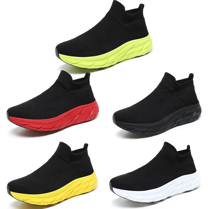 Designer Running Shoes Mulher Mulher Black Green Branco Amarelo Brandável Respirável Sole Mens treinadores Esportes Sports Gai